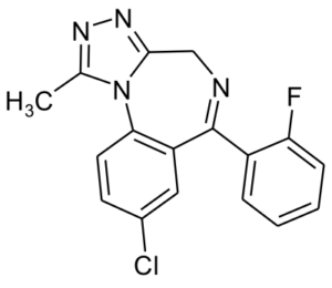 Flualprazolam Structure